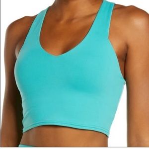 Alo yoga real tank bright teal color 💙💚 size s